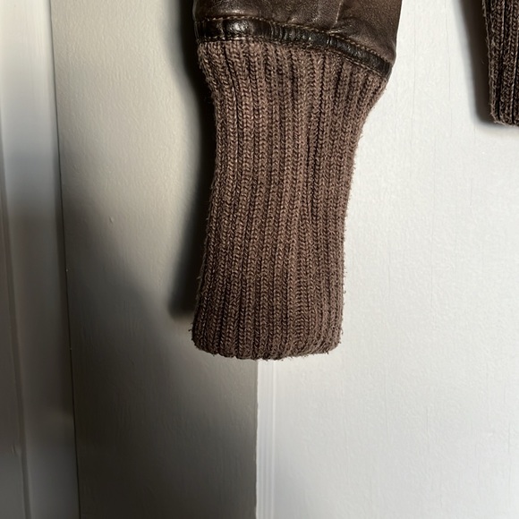 NWOT AMISU TAUPE FAUX LEATHER JACKET - Picture 5 of 16